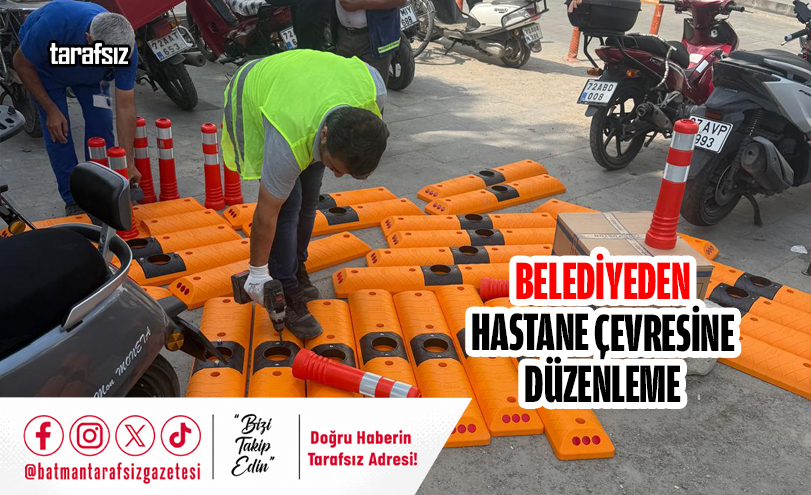 Belediyeden Hastane Çevresine Düzenleme