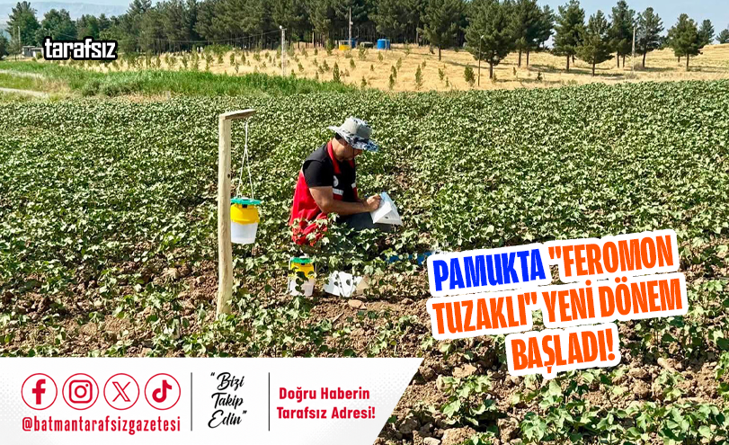 Pamukta “Feromon Tuzaklı” Yeni Dönem Başladı!