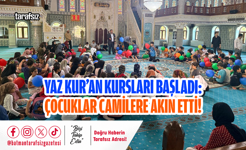 Yaz Kur’an Kursları Başladı: Çocuklar Camilere Akın Etti!