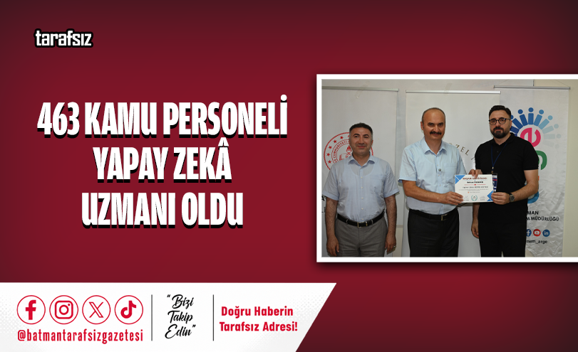 463 Kamu Personeli Yapay Zekâ Uzmanı Oldu