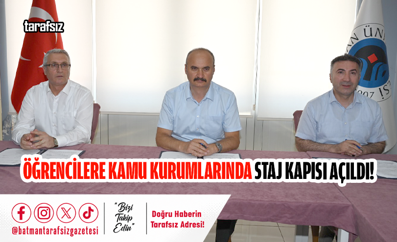 Öğrencilere Kamu Kurumlarında Staj Kapısı Açıldı!