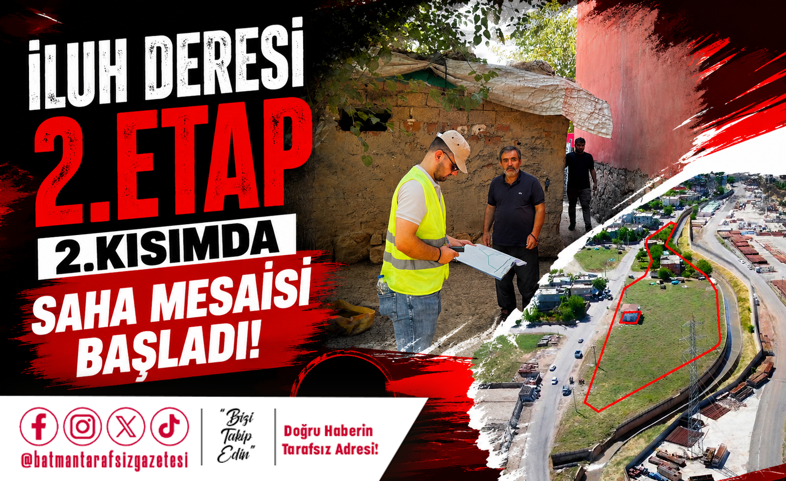 İluh Deresi 2. Etap 2. Kısımda Saha Mesaisi Başladı!