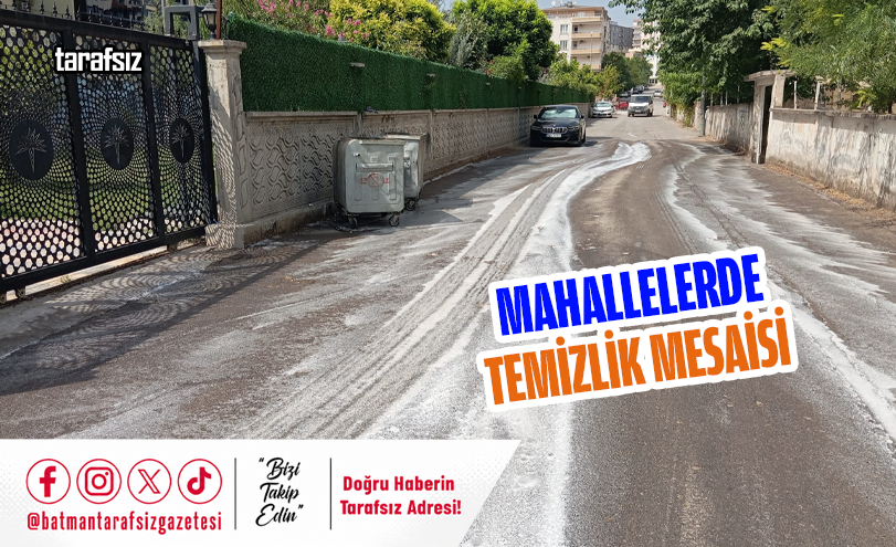 Mahallelerde Temizlik Mesaisi