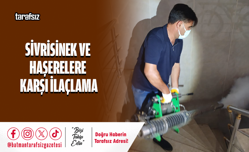 Sivrisinek ve Haşerelere Karşı İlaçlama