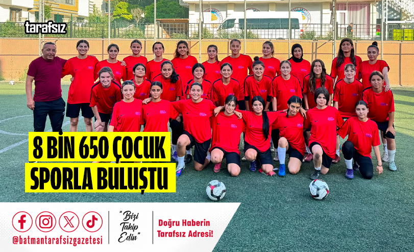 8 Bin 650 Çocuk Sporla Buluştu