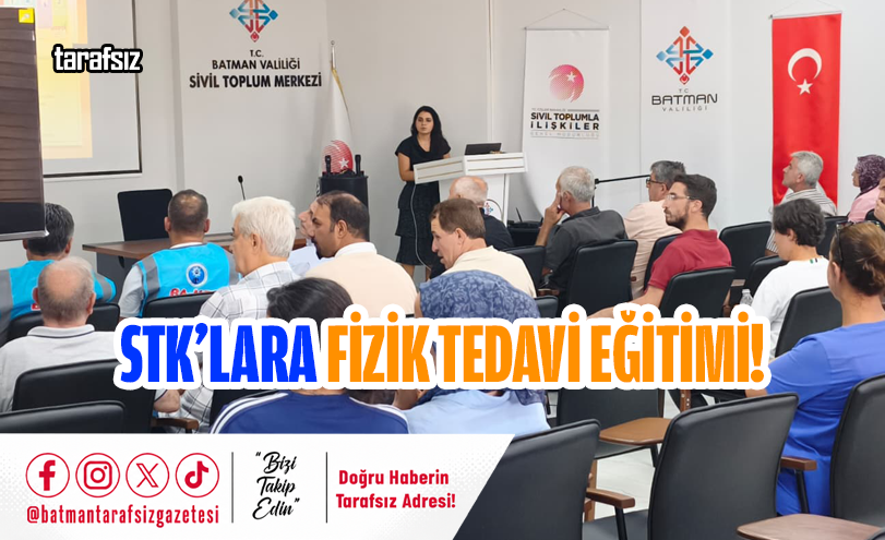 STK’lara Fizik Tedavi Eğitimi!