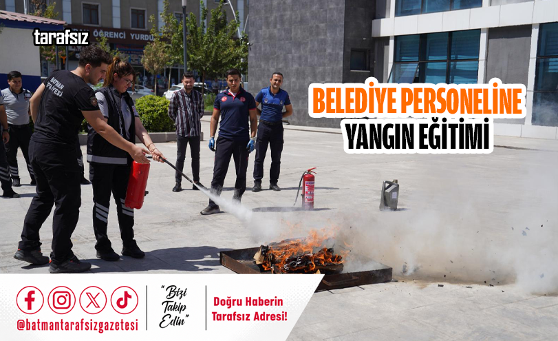 Belediye Personeline Yangın Eğitimi