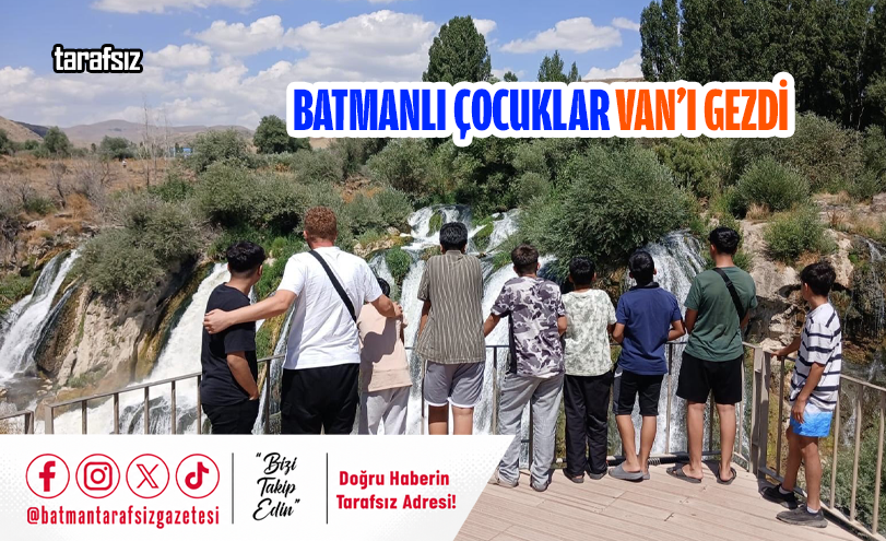 BATMANLI ÇOCUKLAR VAN’I GEZDİ
