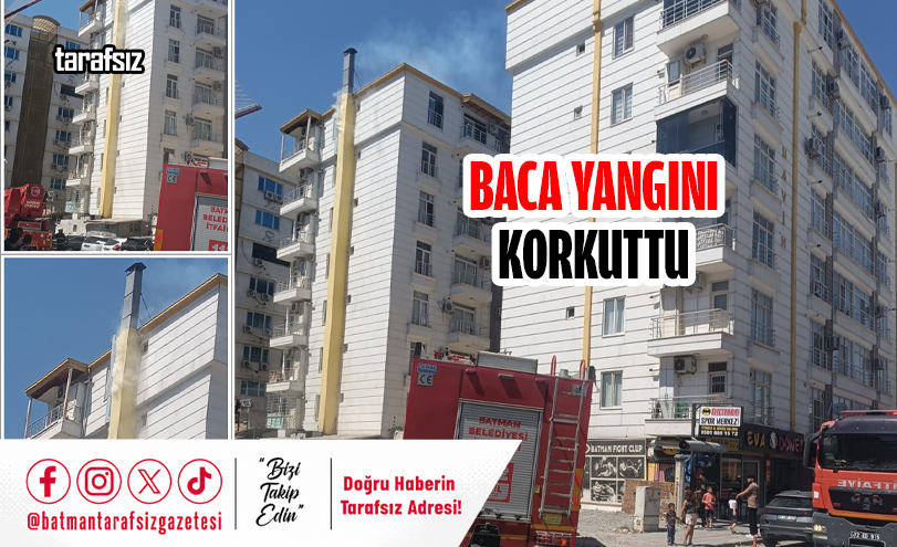 Baca Yangını Korkuttu