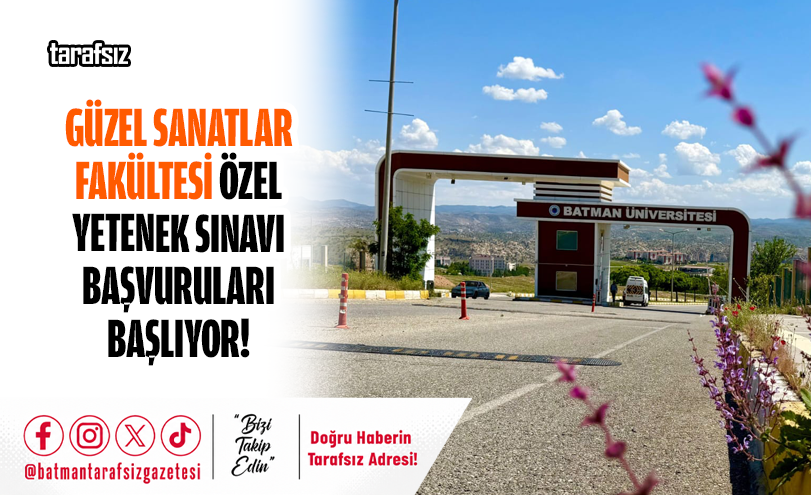 Güzel Sanatlar Fakültesi Özel Yetenek Sınavı Başvuruları Başlıyor!