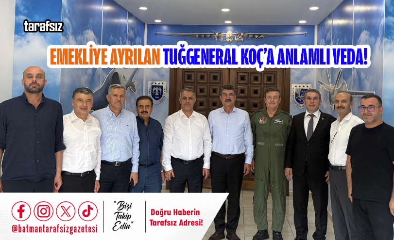 Emekliye Ayrılan Tuğgeneral Koç’a Anlamlı Veda!