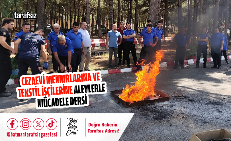 Cezaevi Memurlarına ve Tekstil İşçilerine Alevlerle Mücadele Dersi