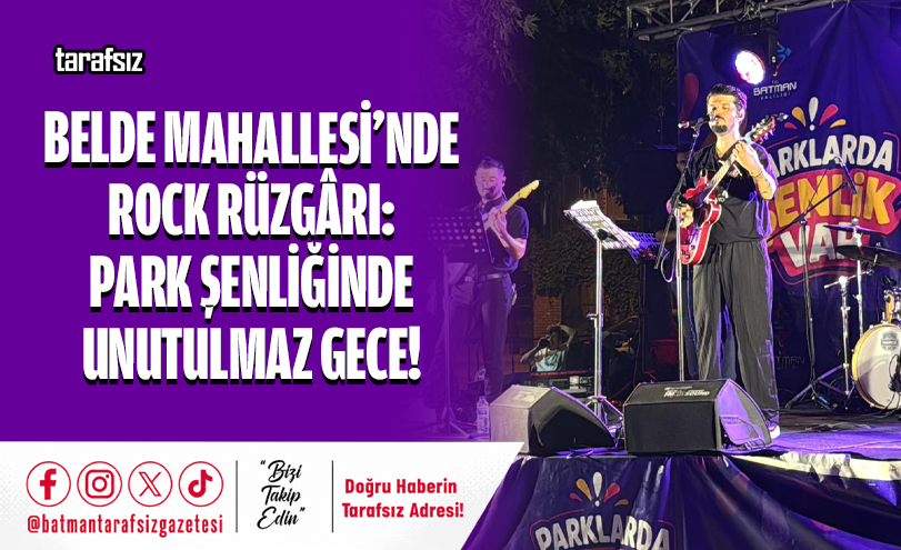 Belde Mahallesi’nde Rock Rüzgârı: Park Şenliğinde Unutulmaz Gece!