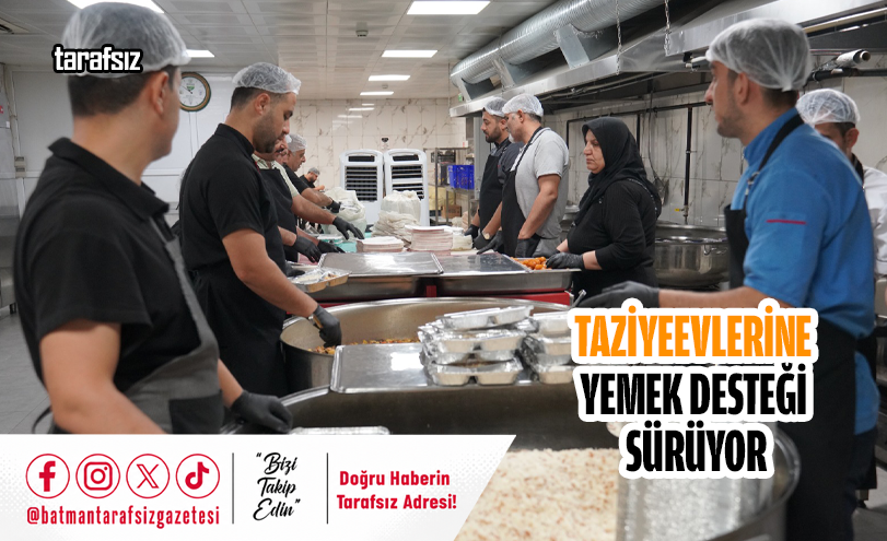 Taziyeevlerine Yemek Desteği Sürüyor