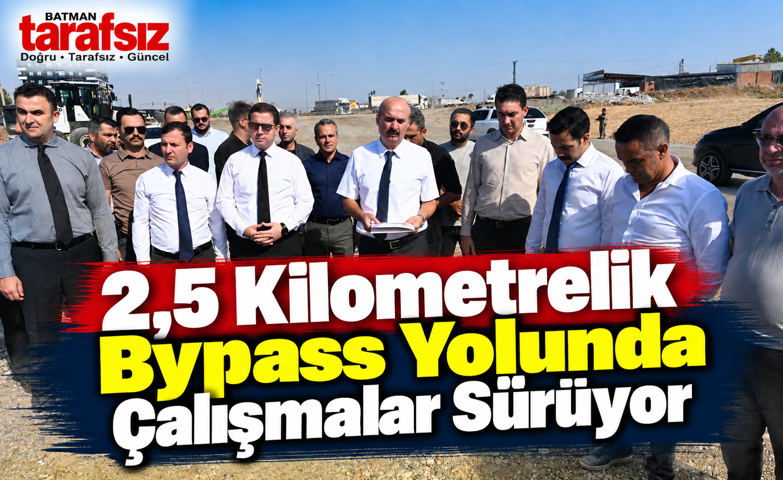 2,5 Kilometrelik Bypass Yolunda Çalışmalar Sürüyor