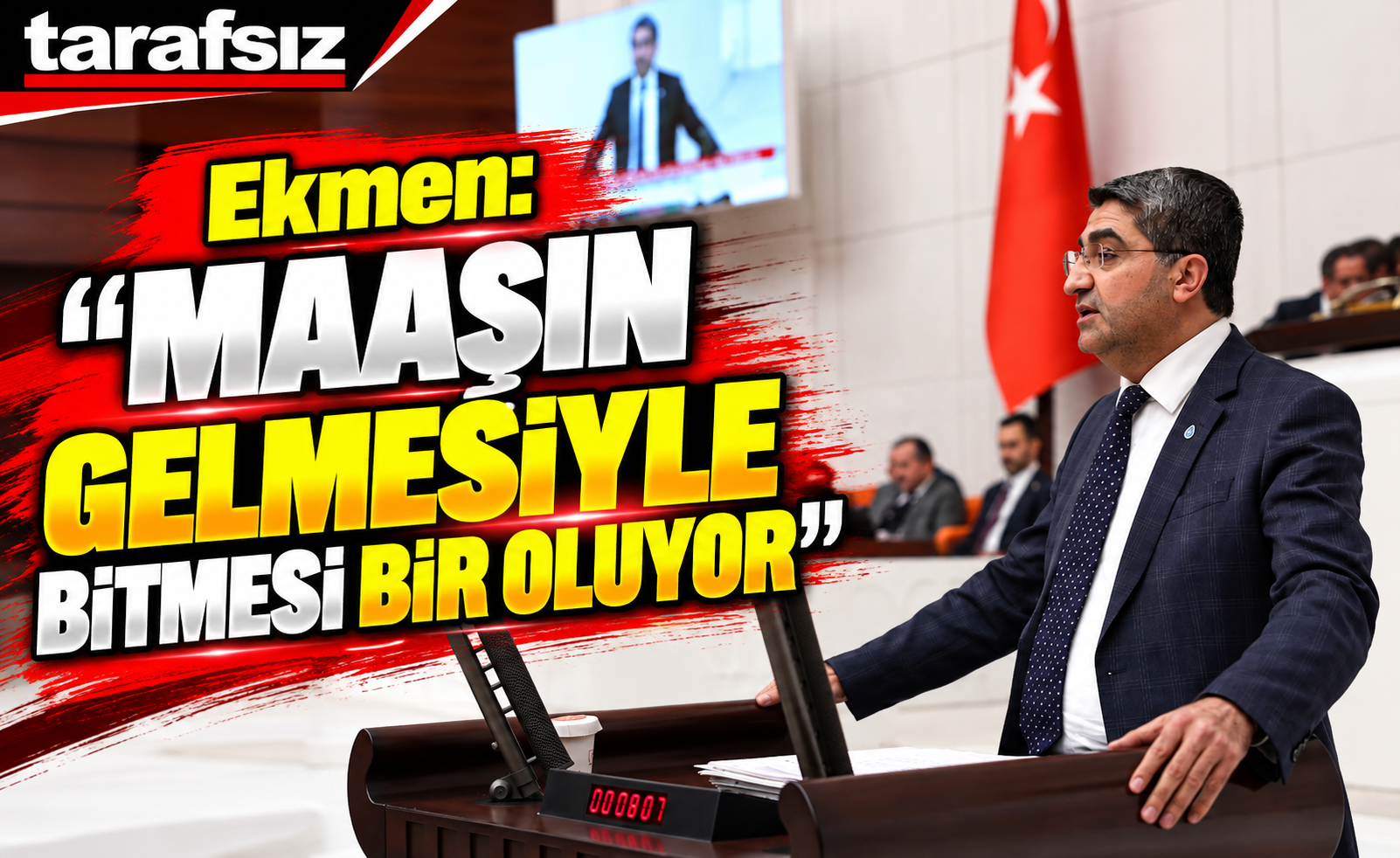 Ekmen: “Maaşın Gelmesiyle Bitmesi Bir Oluyor”