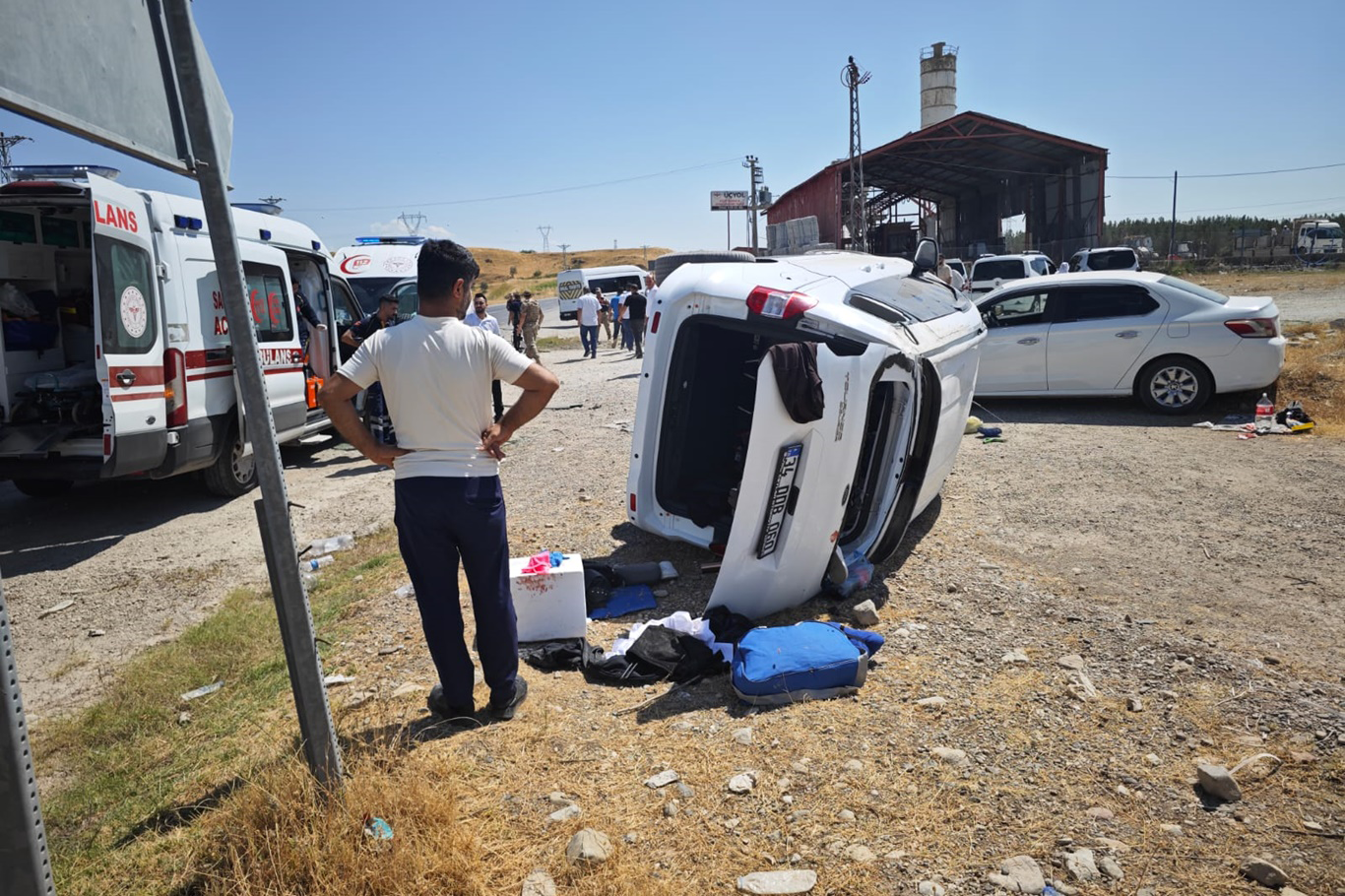 Malabadi Köprüsü Kavşağı’nda Feci Kaza: 7 Yaralı!