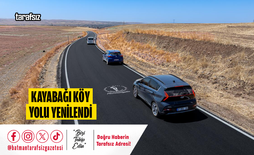 Kayabağı Köy Yolu Yenilendi