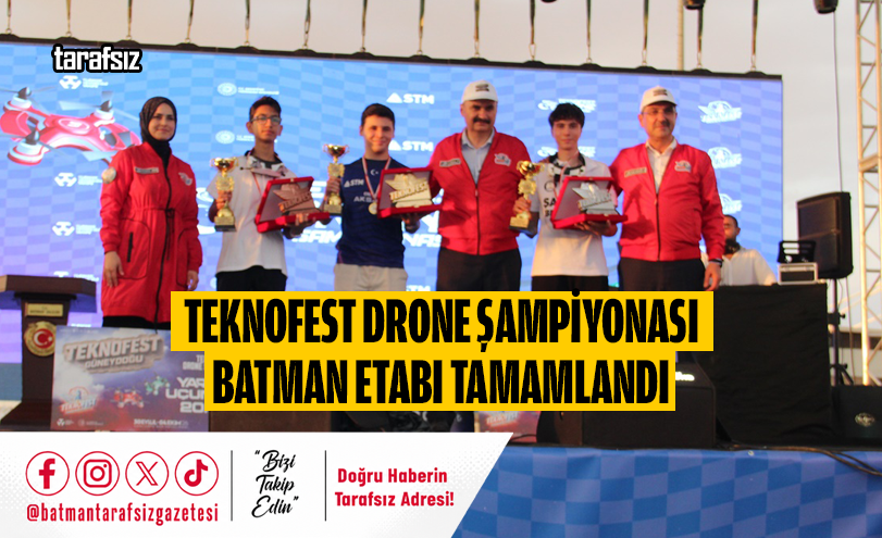 TEKNOFEST Drone Şampiyonası Batman Etabı Tamamlandı