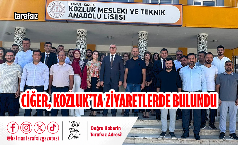 Ciğer, Kozluk’ta Ziyaretlerde Bulundu