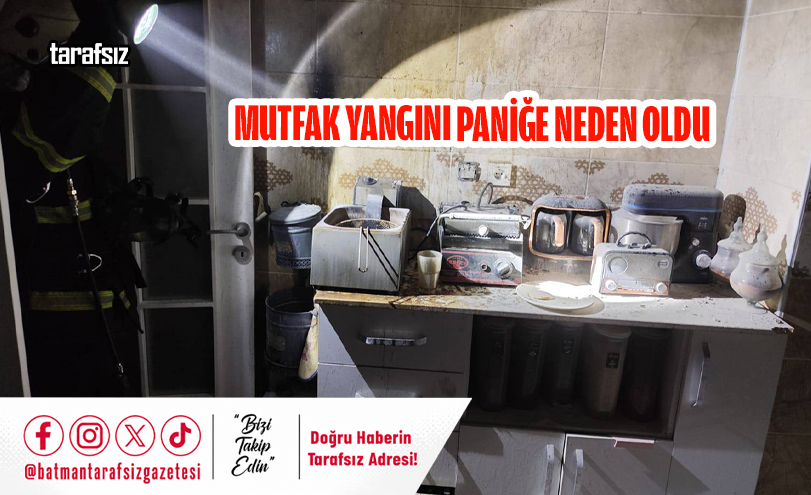 Mutfak Yangını Paniğe Neden Oldu