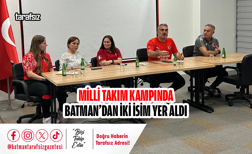 Milli Takım Kampında Batman’dan İki İsim Yer Aldı
