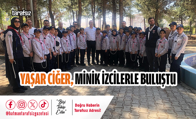 Yaşar Ciğer, Minik İzcilerle Buluştu