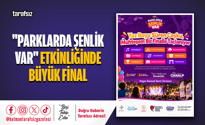 “Parklarda Şenlik Var” Etkinliğinde Büyük Final