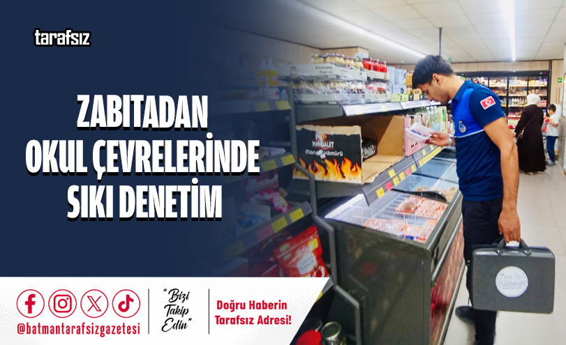 Zabıtadan Okul Çevrelerinde Sıkı Denetim
