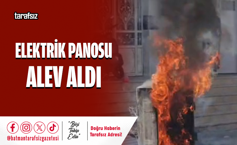 Elektrik Panosu Alev Aldı