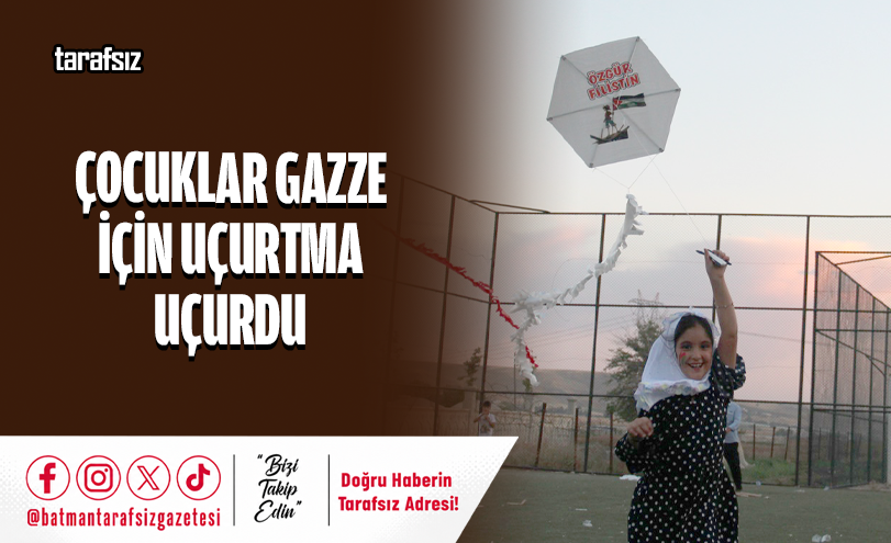 Çocuklar Gazze İçin Uçurtma Uçurdu