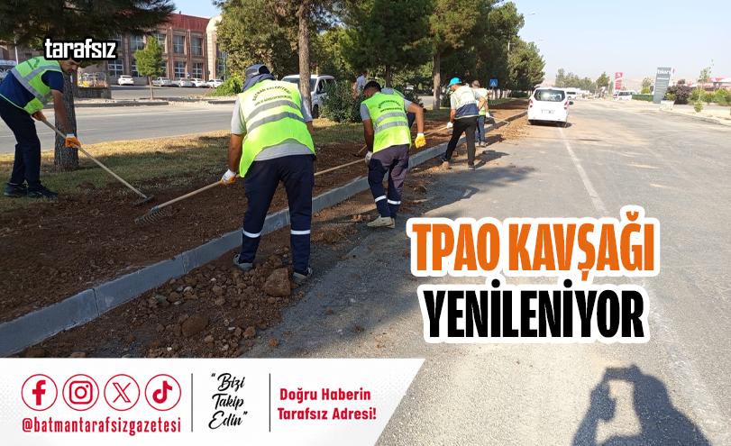 TPAO Kavşağı Yenileniyor