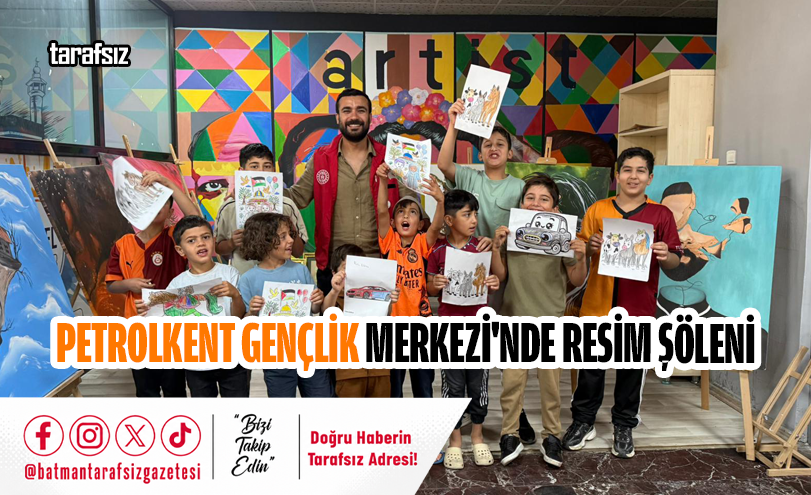 Petrolkent Gençlik Merkezi’nde Resim Şöleni