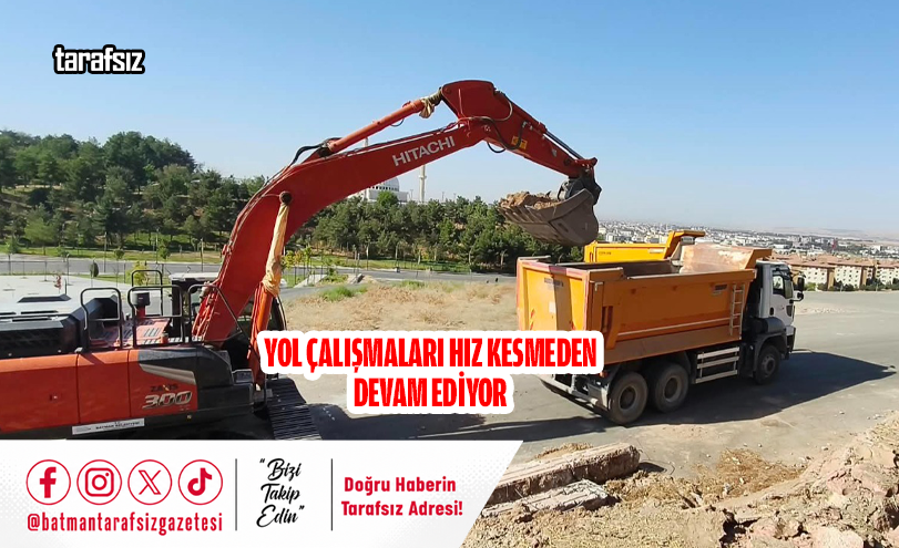 Yol Çalışmaları Hız Kesmeden Devam Ediyor