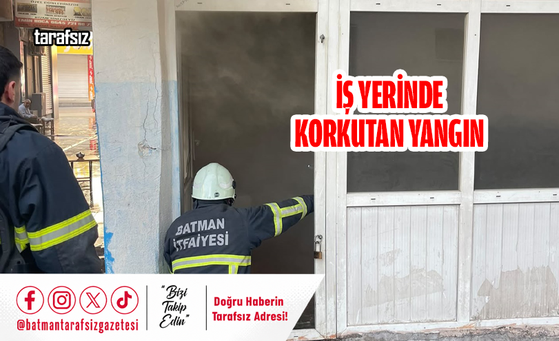 İş Yerinde Korkutan Yangın