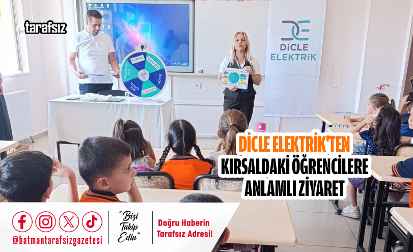 Dicle Elektrik’ten Kırsaldaki Öğrencilere Anlamlı Ziyaret