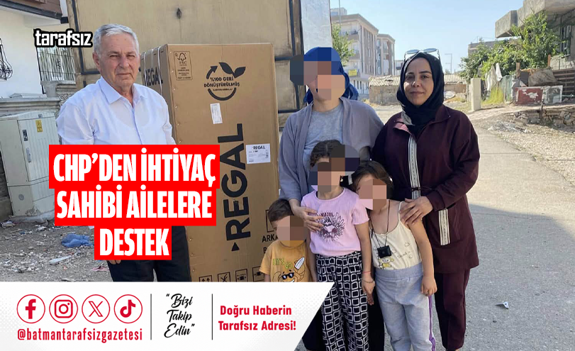 CHP’DEN İHTİYAÇ SAHİBİ AİLELERE DESTEK