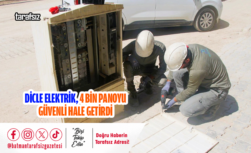 Dicle Elektrik, 4 Bin Panoyu Güvenli Hale Getirdi