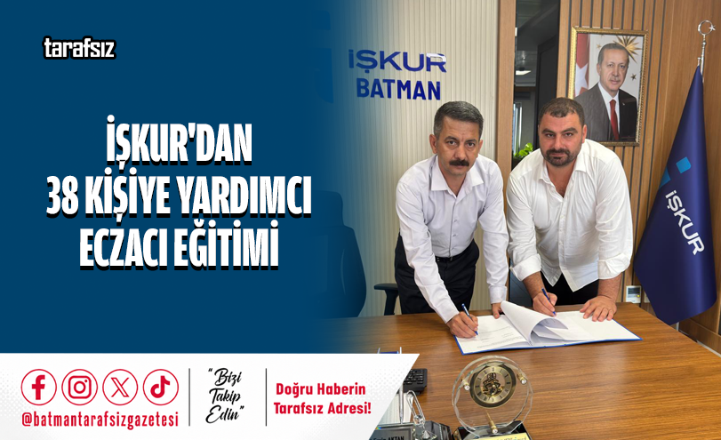 İŞKUR’dan 38 Kişiye Yardımcı Eczacı Eğitimi