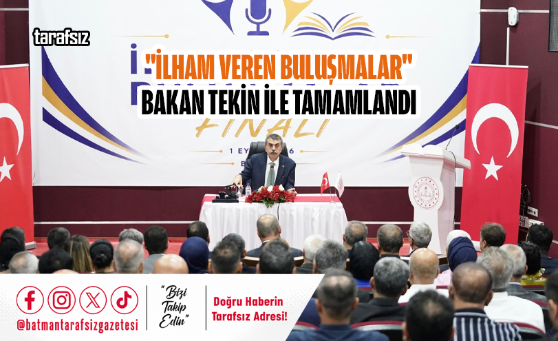 “İlham Veren Buluşmalar” Bakan Tekin ile Tamamlandı