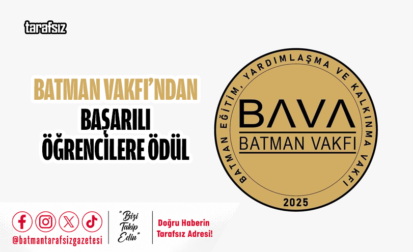 Batman Vakfı’ndan Başarılı Öğrencilere Ödül